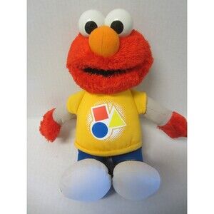 TALKING  SESAME STREET  HASBRO ROCKING SHAPES  13" ELMO DOLL PLUSH 2010